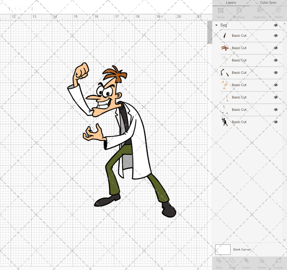 Heinz Doofenshmirtz - Phineas and Ferb, Svg, Dxf, Eps, Png SvgShopArt