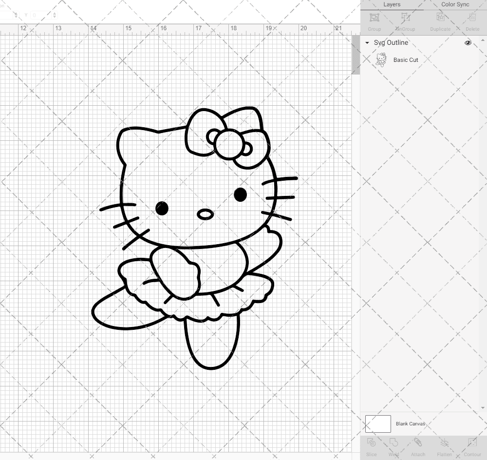 Hello Kitty - Sanrio, Svg, Dxf, Eps, Png SvgShopArt