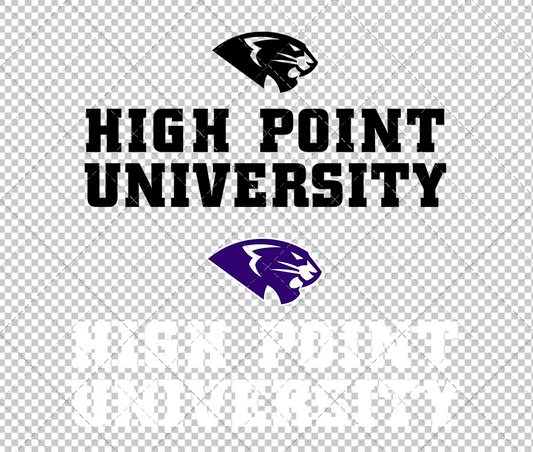 High Point Panthers Secondary 2017 005, Svg, Dxf, Eps, Png - SvgShopArt