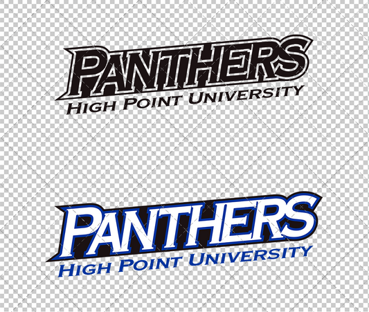 High Point Panthers Wordmark 2004 002, Svg, Dxf, Eps, Png - SvgShopArt