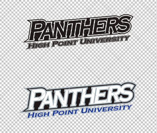 High Point Panthers Wordmark 2004, Svg, Dxf, Eps, Png - SvgShopArt