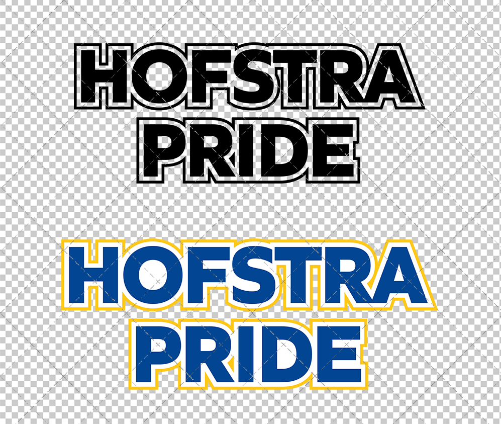 Hofstra Pride Wordmark 2025 006, Svg, Dxf, Eps, Png - SvgShopArt