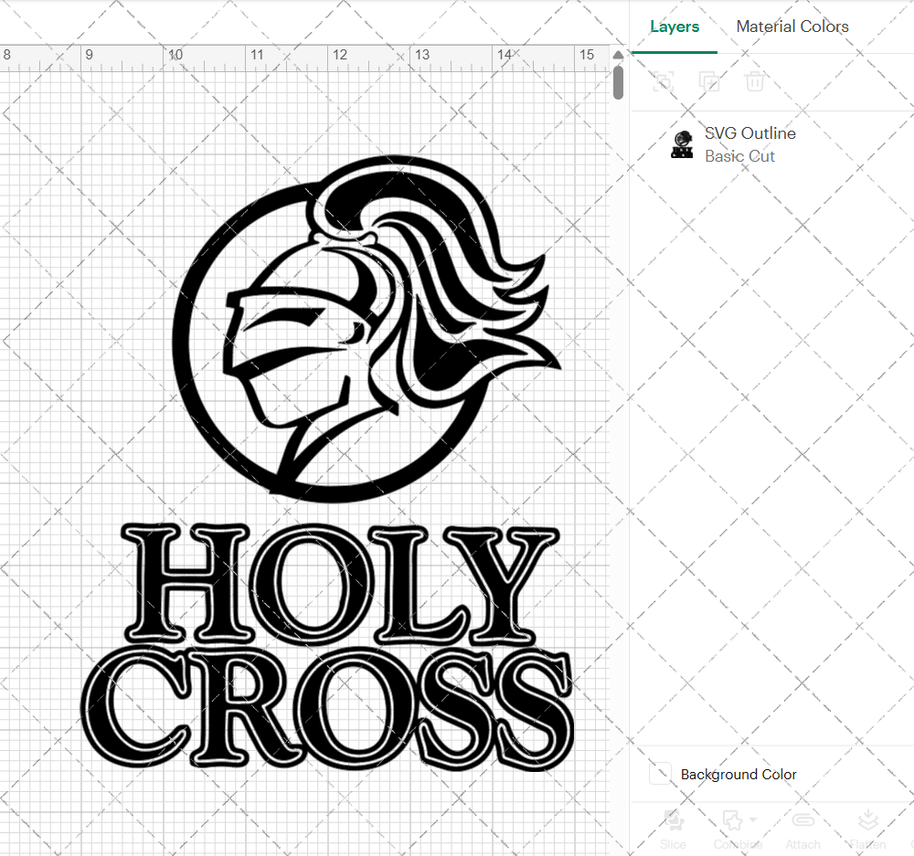 Holy Cross Crusaders Alternate 2000, Svg, Dxf, Eps, Png - SvgShopArt