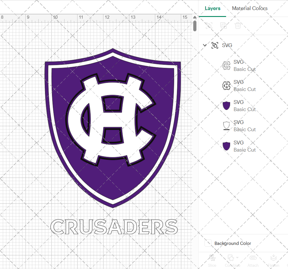 Holy Cross Crusaders Alternate 2023 002, Svg, Dxf, Eps, Png - SvgShopArt