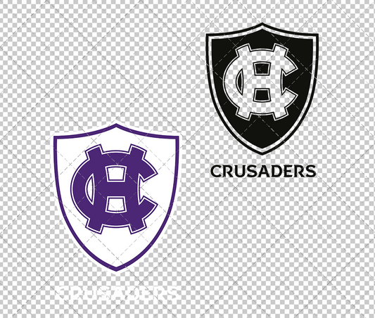 Holy Cross Crusaders Alternate 2023 003, Svg, Dxf, Eps, Png - SvgShopArt
