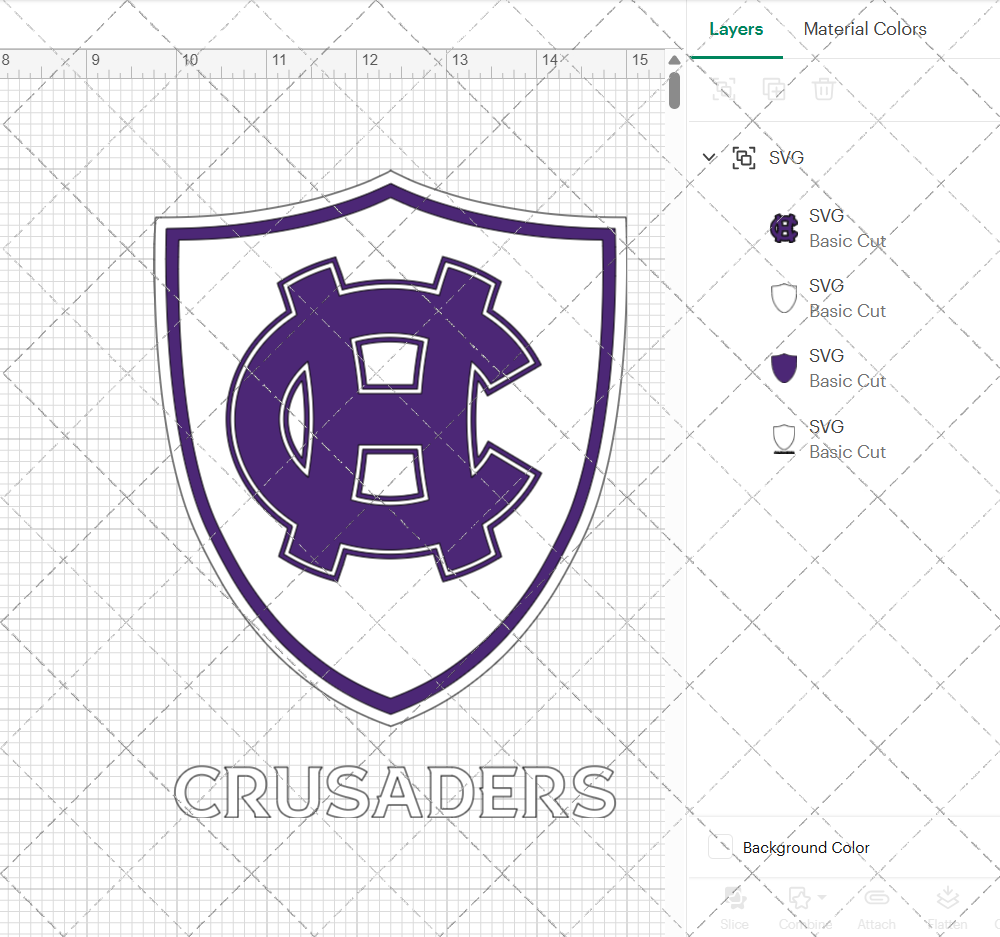Holy Cross Crusaders Alternate 2023 003, Svg, Dxf, Eps, Png - SvgShopArt