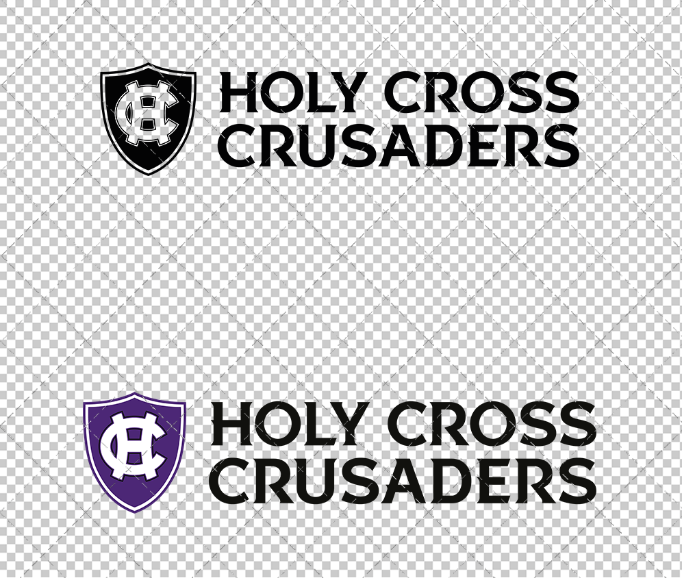 Holy Cross Crusaders Alternate 2023 004, Svg, Dxf, Eps, Png - SvgShopArt