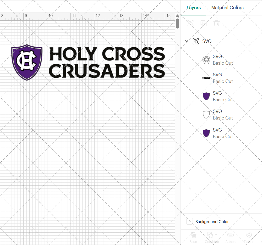 Holy Cross Crusaders Alternate 2023 004, Svg, Dxf, Eps, Png - SvgShopArt