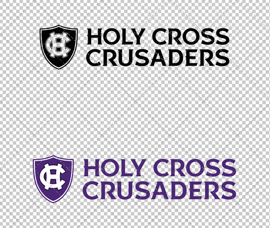 Holy Cross Crusaders Alternate 2023 005, Svg, Dxf, Eps, Png - SvgShopArt