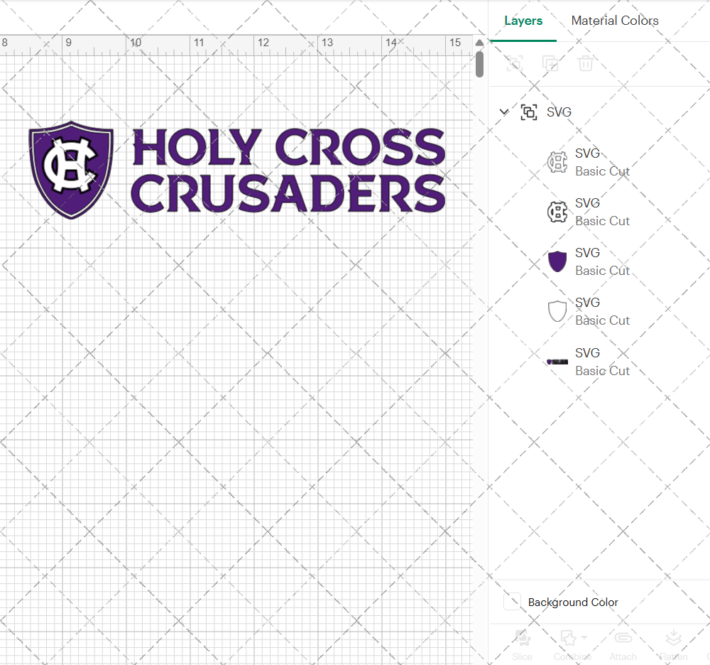 Holy Cross Crusaders Alternate 2023 005, Svg, Dxf, Eps, Png - SvgShopArt