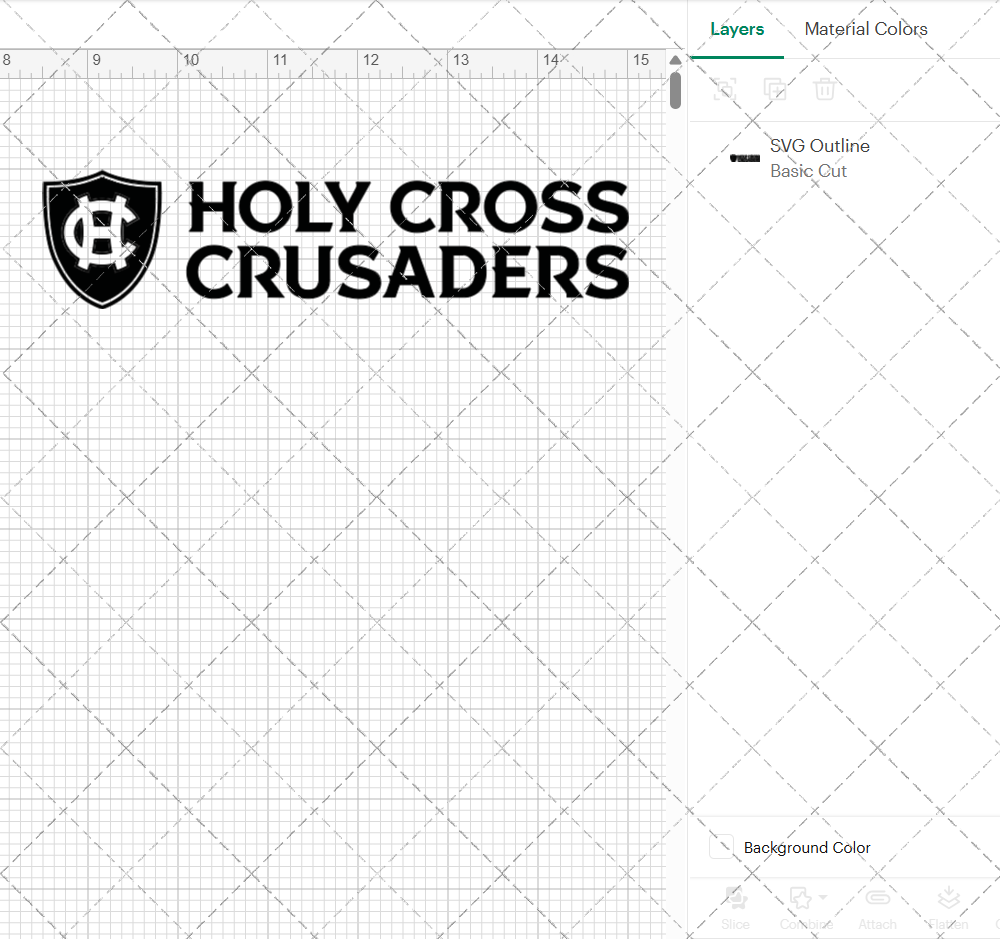 Holy Cross Crusaders Alternate 2023 005, Svg, Dxf, Eps, Png - SvgShopArt