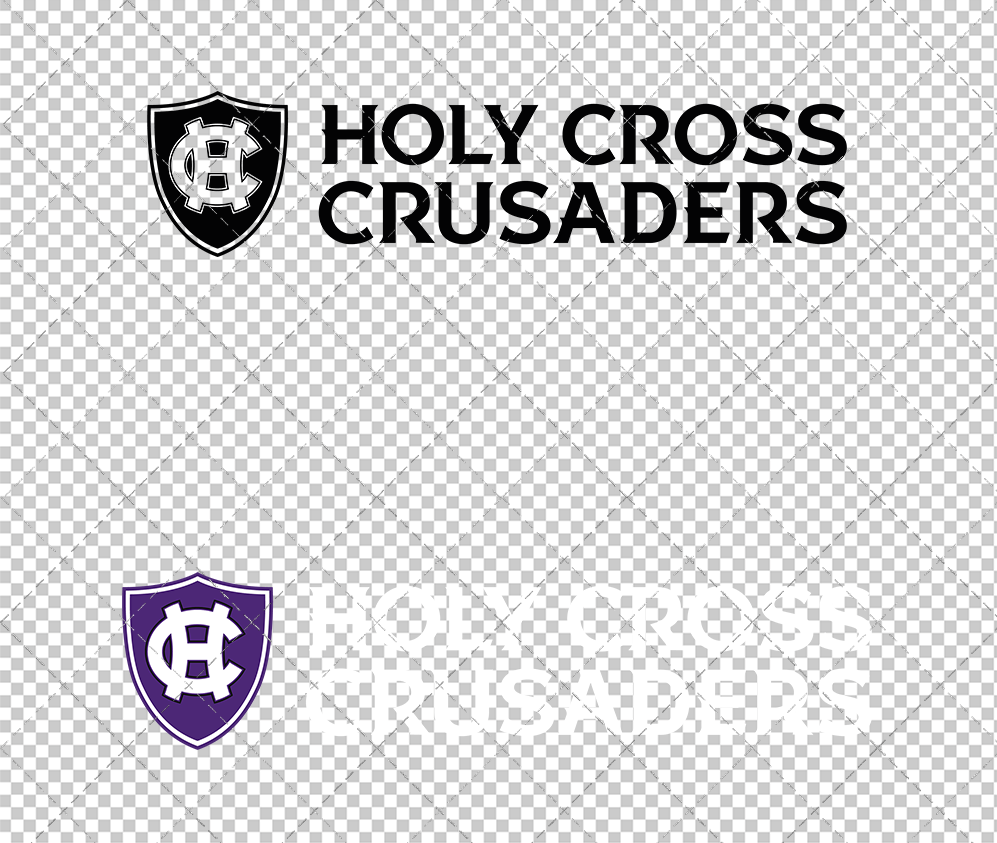 Holy Cross Crusaders Alternate 2023 006, Svg, Dxf, Eps, Png - SvgShopArt