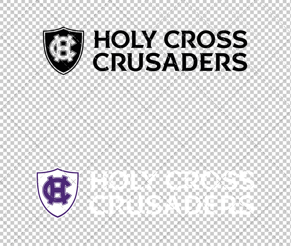 Holy Cross Crusaders Alternate 2023 007, Svg, Dxf, Eps, Png - SvgShopArt