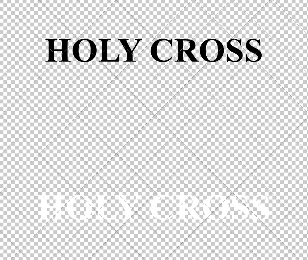 Holy Cross Crusaders Wordmark 2018 004, Svg, Dxf, Eps, Png - SvgShopArt