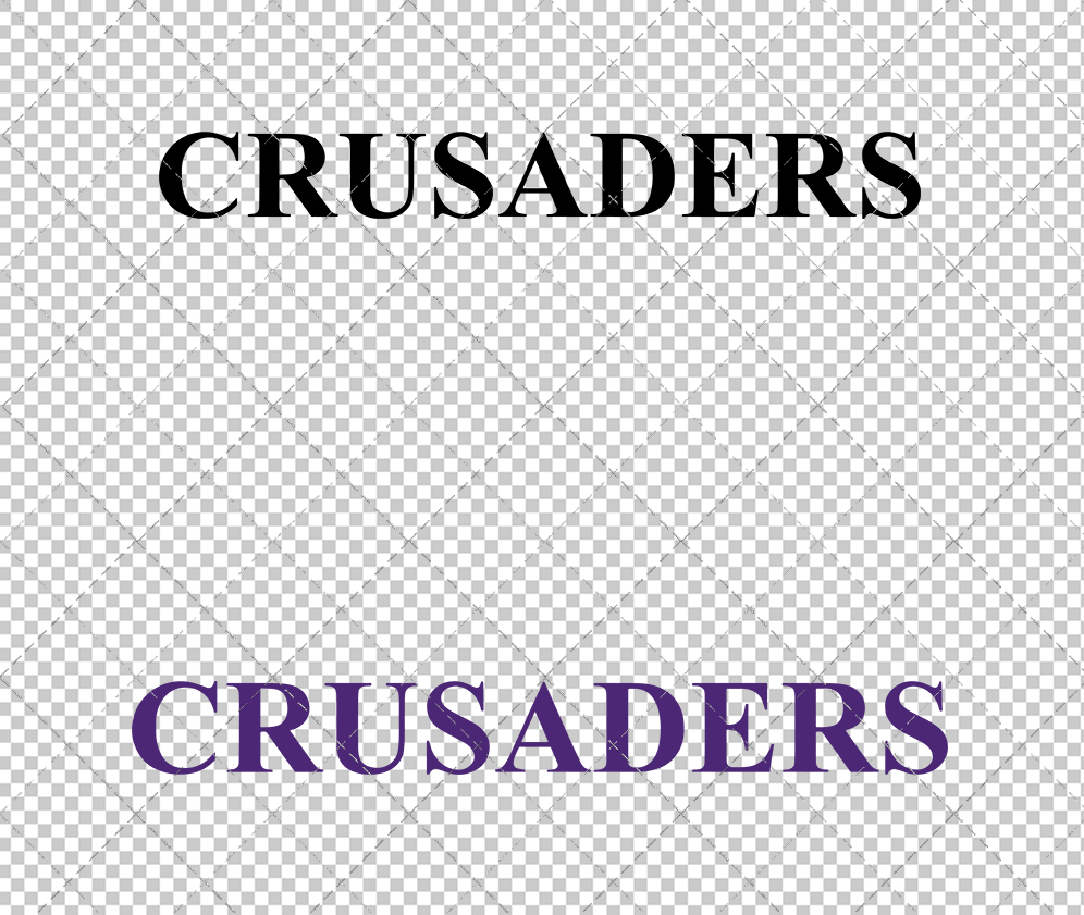 Holy Cross Crusaders Wordmark 2018, Svg, Dxf, Eps, Png - SvgShopArt