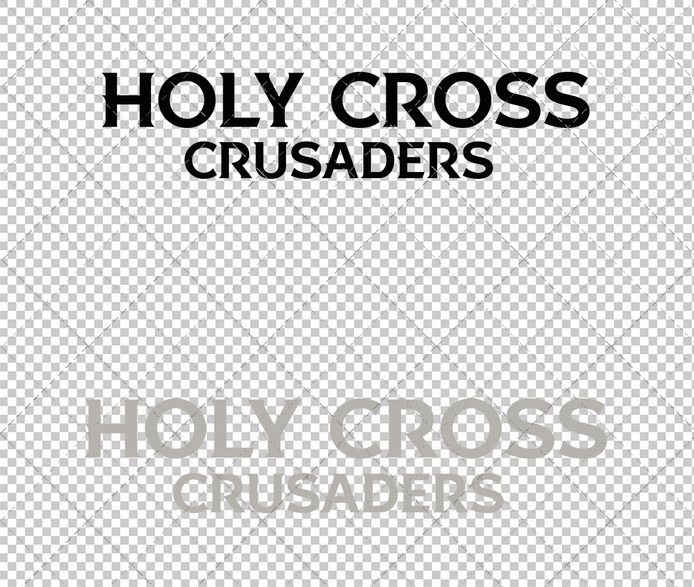 Holy Cross Crusaders Wordmark 2023 002, Svg, Dxf, Eps, Png - SvgShopArt