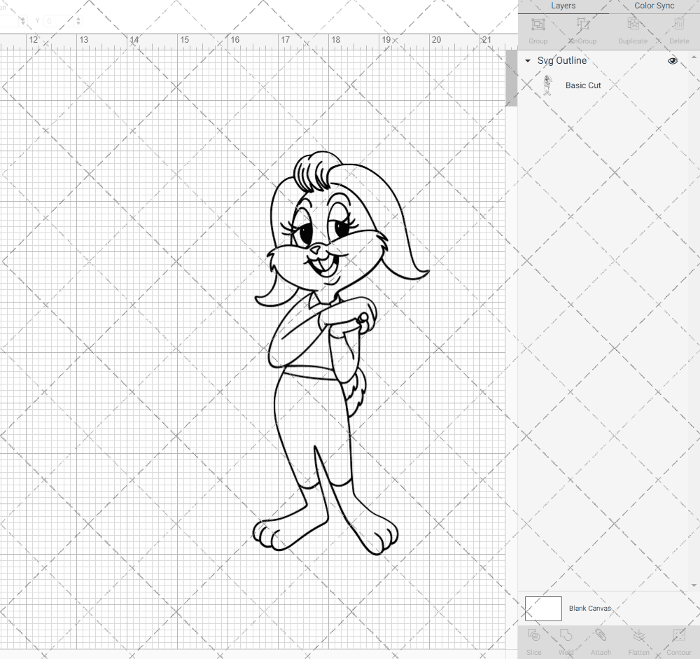 Honey Bunny - Looney Tunes, Svg, Dxf, Eps, Png SvgShopArt