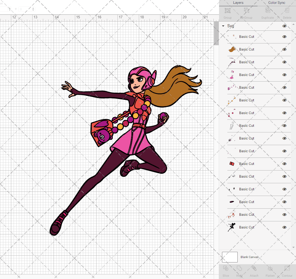 Honey Lemon - Big Hero, Svg, Dxf, Eps, Png SvgShopArt