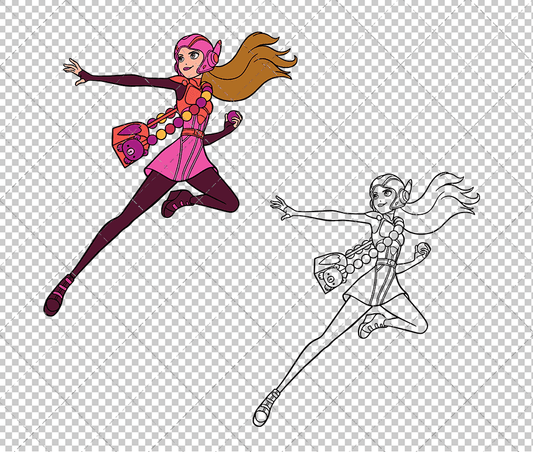 Honey Lemon - Big Hero, Svg, Dxf, Eps, Png SvgShopArt