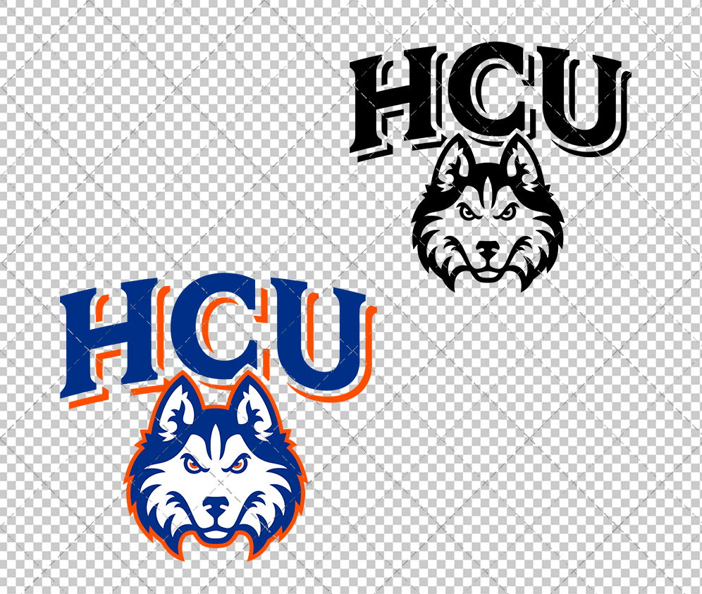 Houston Christian Huskies 2023, Svg, Dxf, Eps, Png - SvgShopArt