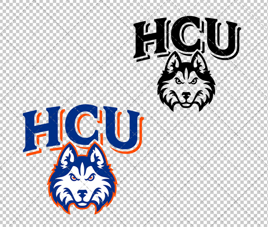 Houston Christian Huskies 2023, Svg, Dxf, Eps, Png - SvgShopArt