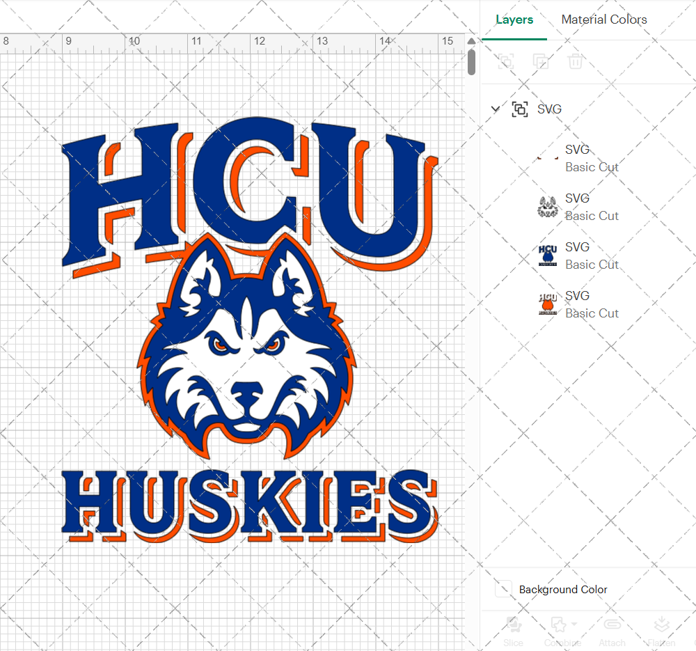 Houston Christian Huskies Alternate 2023 002, Svg, Dxf, Eps, Png - SvgShopArt