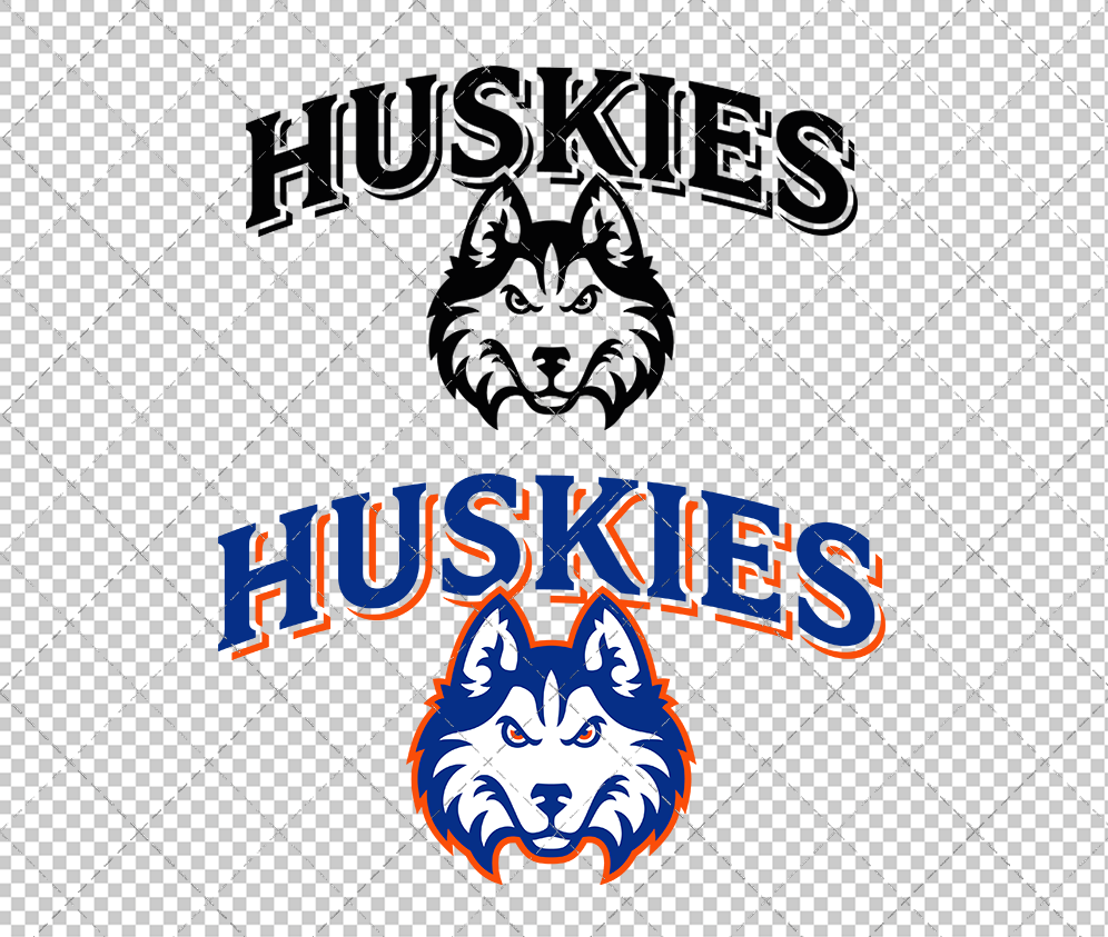 Houston Christian Huskies Alternate 2023, Svg, Dxf, Eps, Png - SvgShopArt