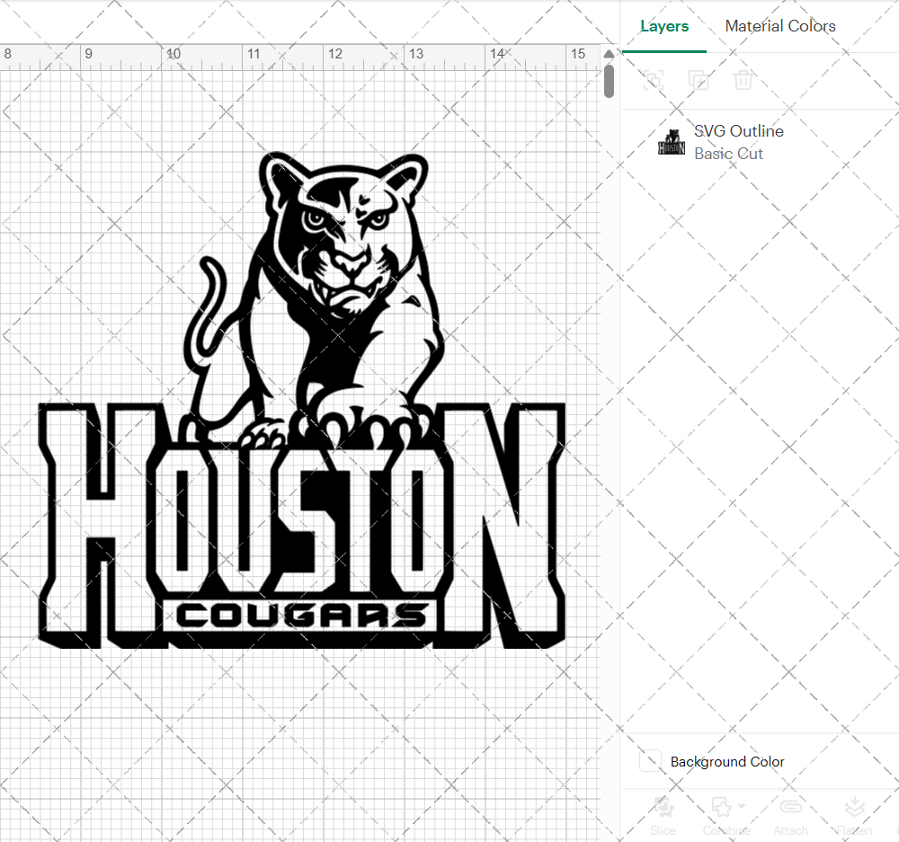 Houston Cougars 1996, Svg, Dxf, Eps, Png - SvgShopArt