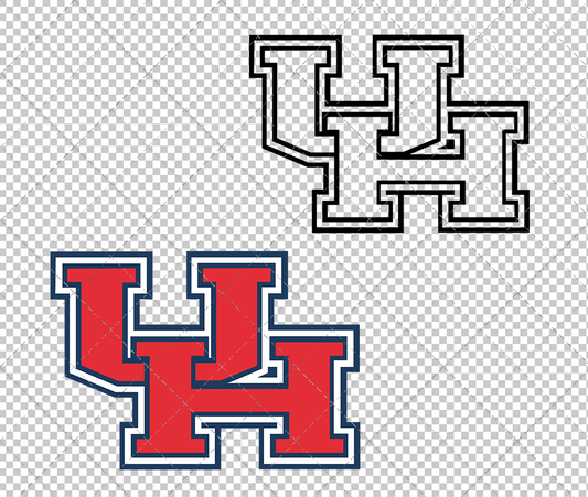 Houston Cougars 2000, Svg, Dxf, Eps, Png - SvgShopArt