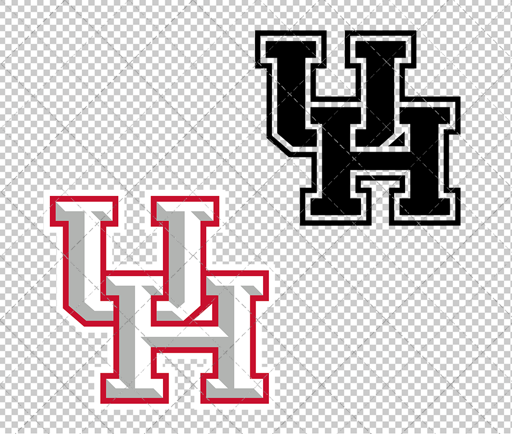 Houston Cougars 2012 002, Svg, Dxf, Eps, Png - SvgShopArt
