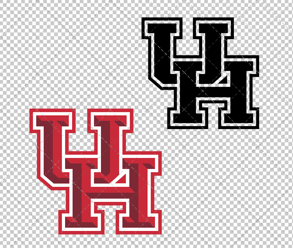 Houston Cougars 2012, Svg, Dxf, Eps, Png - SvgShopArt