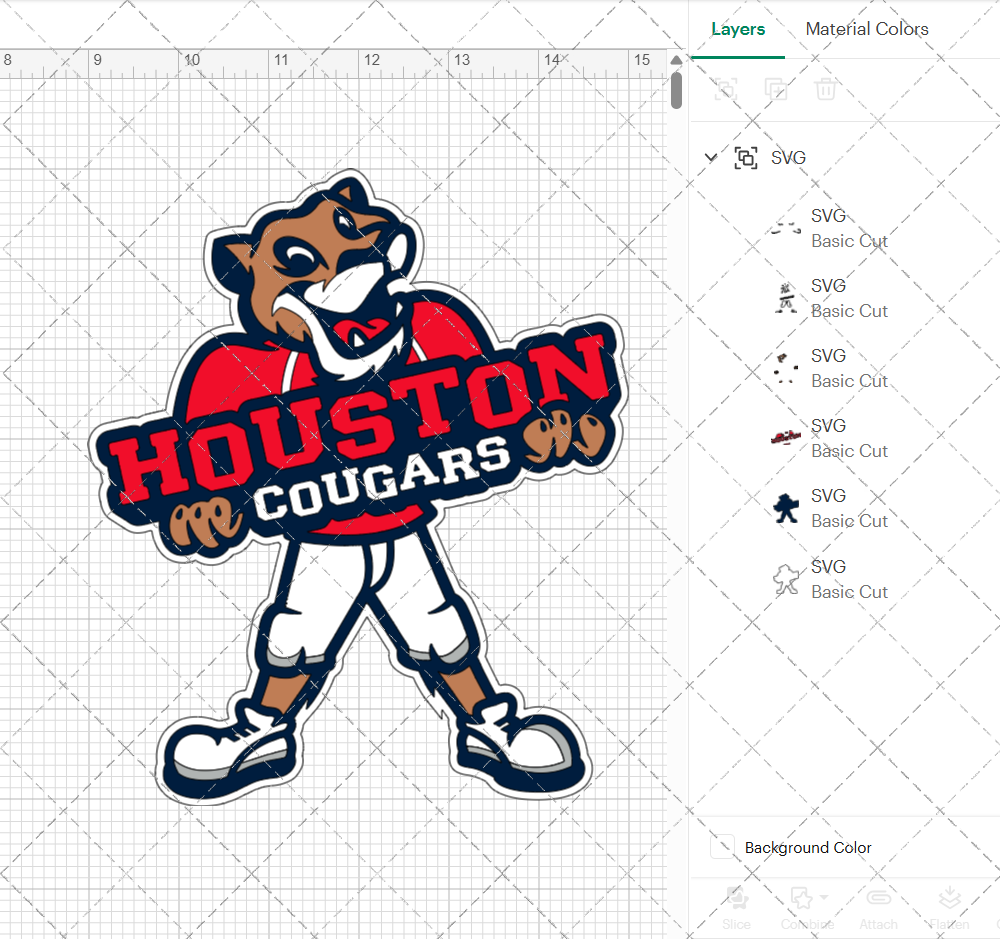 Houston Cougars Mascot 2012, Svg, Dxf, Eps, Png - SvgShopArt