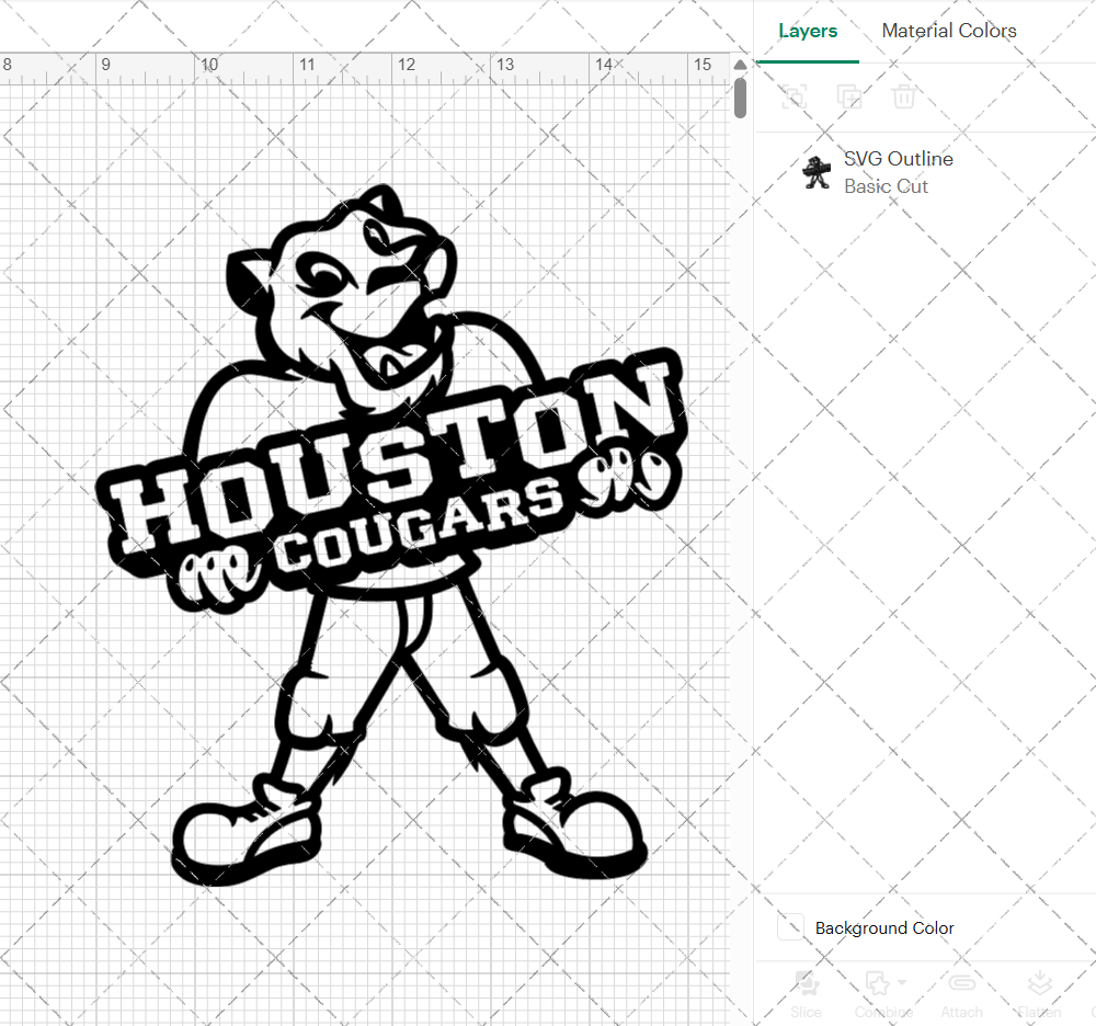 Houston Cougars Mascot 2012, Svg, Dxf, Eps, Png - SvgShopArt
