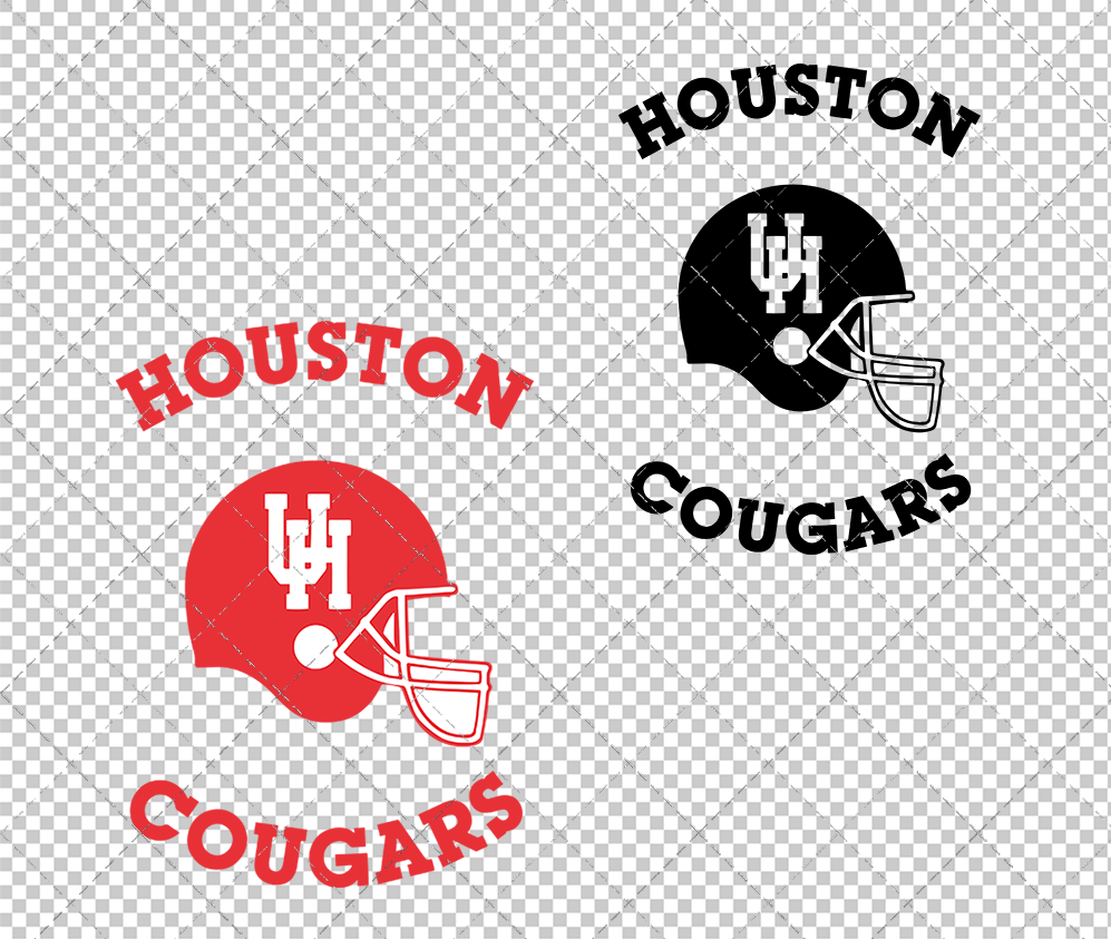 Houston Cougars Misc 1996 002, Svg, Dxf, Eps, Png - SvgShopArt