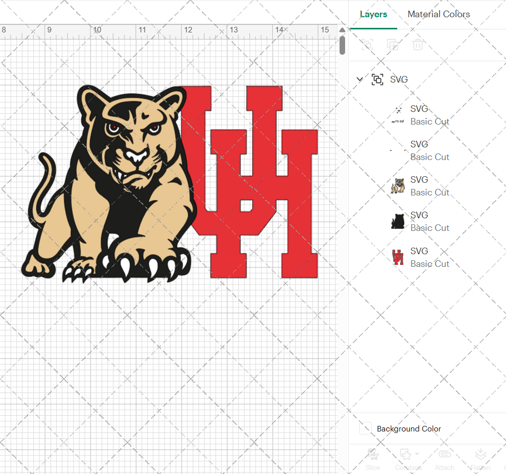 Houston Cougars Secondary 1996 002, Svg, Dxf, Eps, Png - SvgShopArt