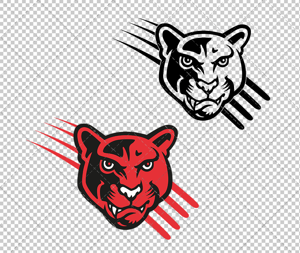 Houston Cougars Secondary 1996 004, Svg, Dxf, Eps, Png - SvgShopArt