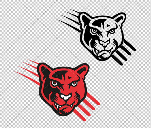 Houston Cougars Secondary 1996 004, Svg, Dxf, Eps, Png - SvgShopArt