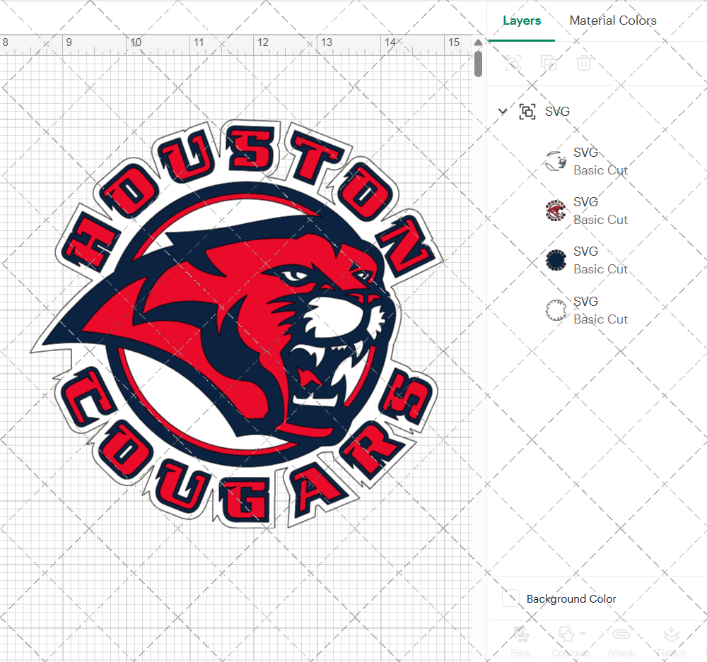 Houston Cougars Secondary 2003 004, Svg, Dxf, Eps, Png - SvgShopArt