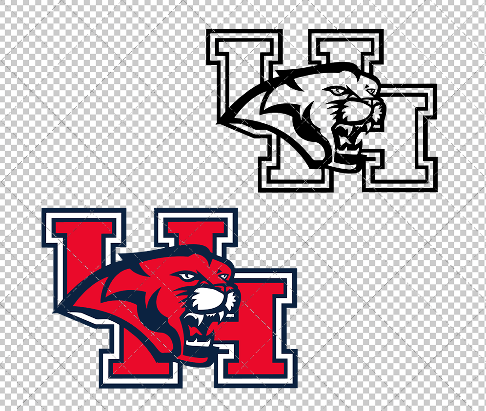 Houston Cougars Secondary 2003, Svg, Dxf, Eps, Png - SvgShopArt