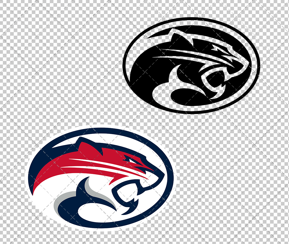 Houston Cougars Secondary 2012 002, Svg, Dxf, Eps, Png - SvgShopArt
