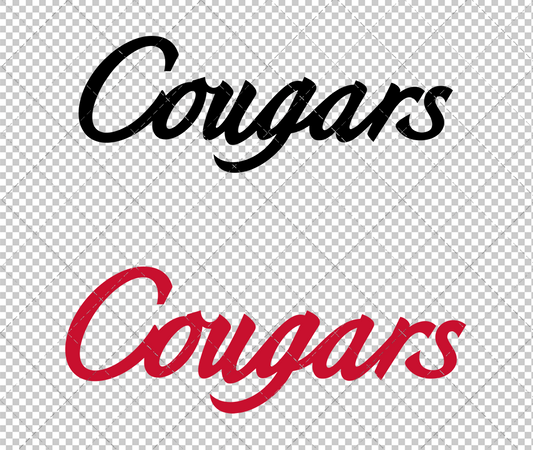 Houston Cougars Wordmark 2012 003, Svg, Dxf, Eps, Png - SvgShopArt