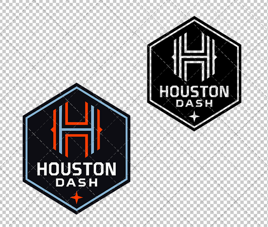 Houston Dash 2021, Svg, Dxf, Eps, Png