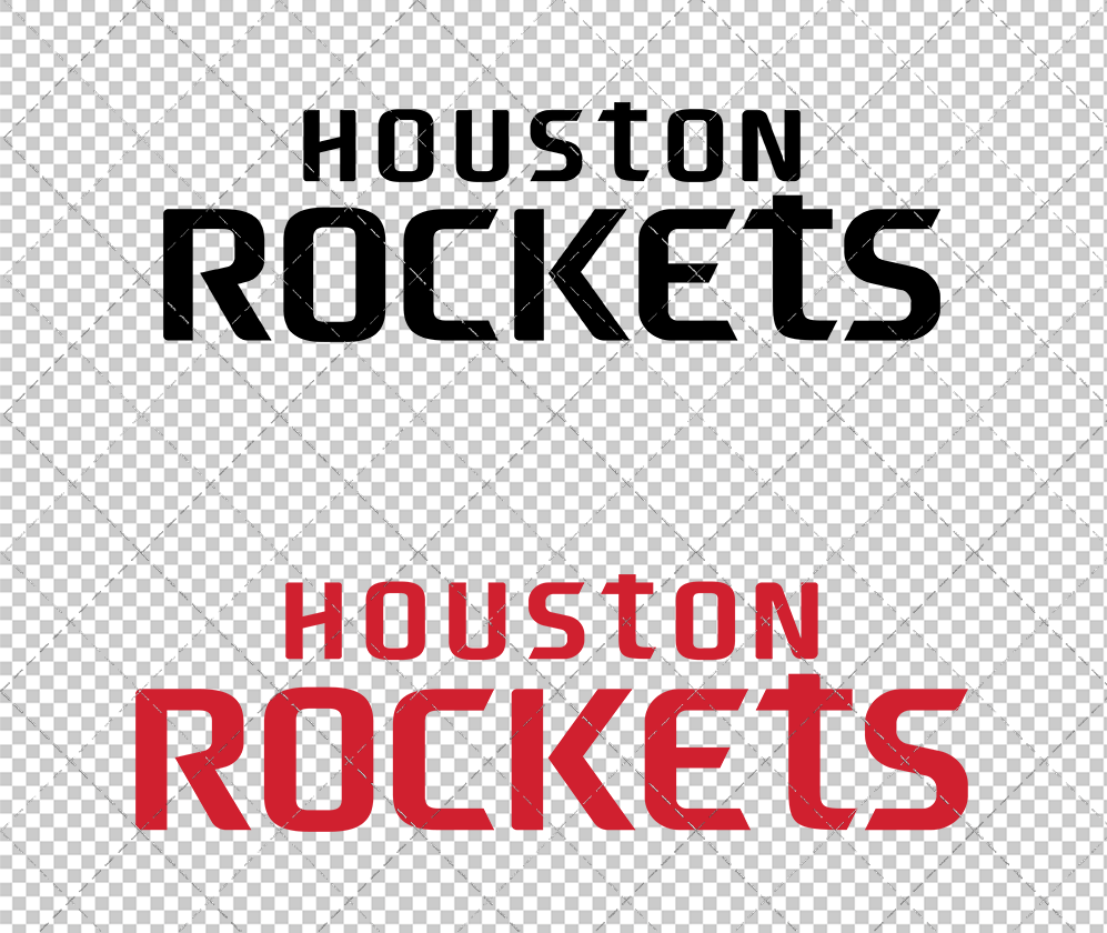 Houston Rockets Wordmark 2026, Svg, Dxf, Eps, Png - SvgShopArt
