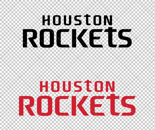 Houston Rockets Wordmark 2026, Svg, Dxf, Eps, Png - SvgShopArt