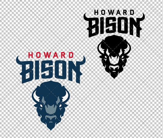 Howard Bison 2015, Svg, Dxf, Eps, Png - SvgShopArt