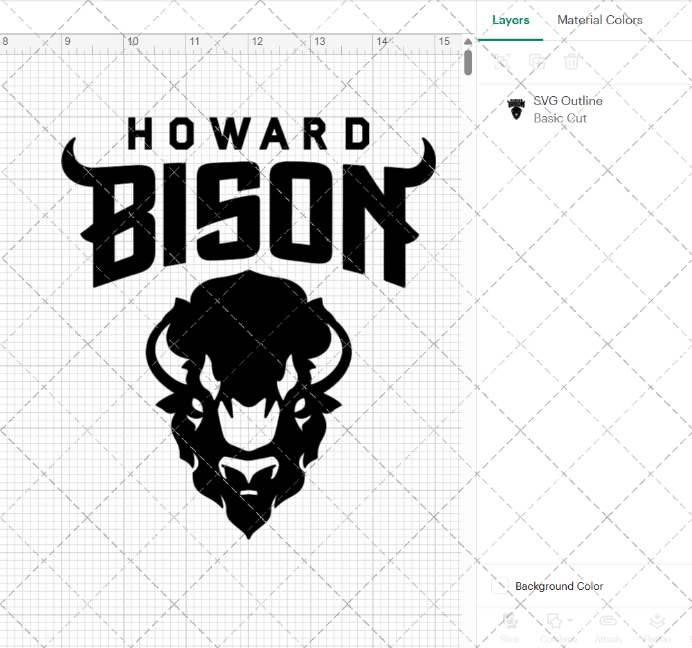 Howard Bison 2015, Svg, Dxf, Eps, Png - SvgShopArt