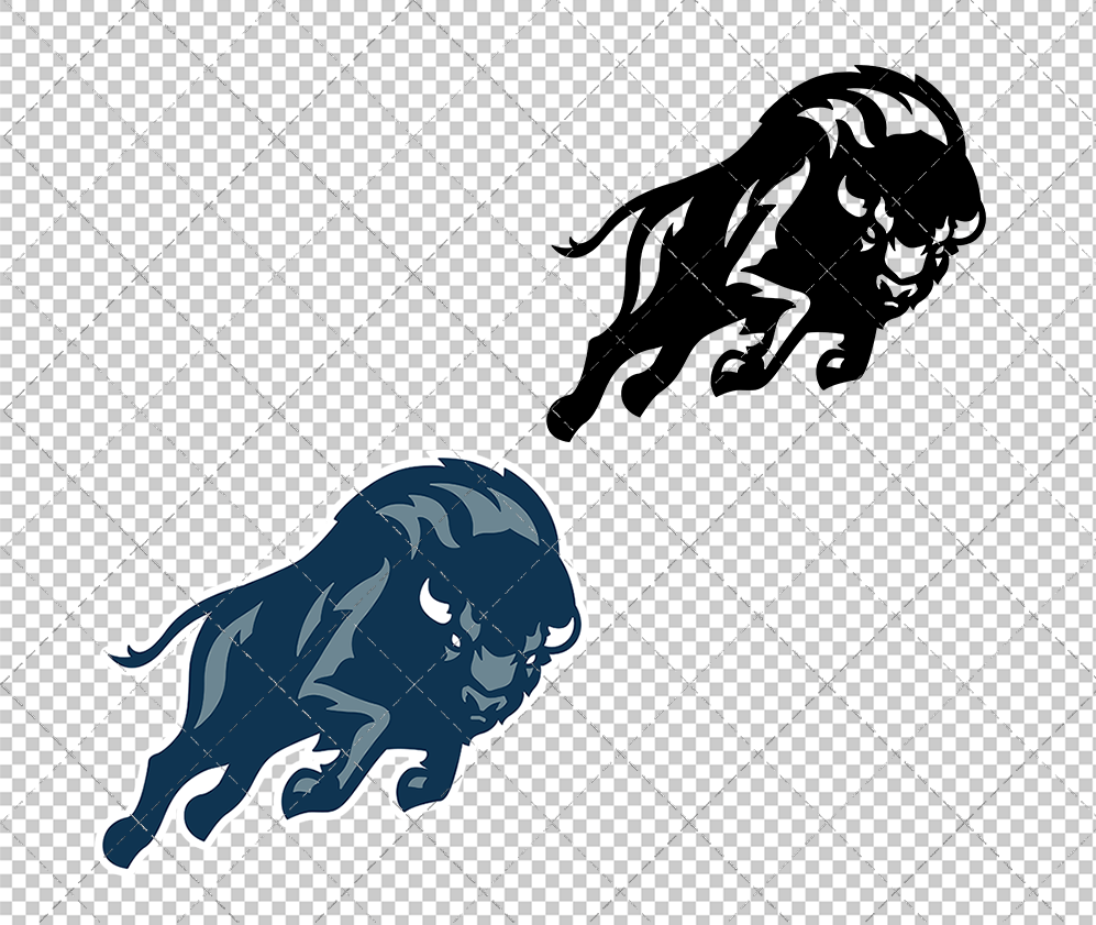 Howard Bison Secondary 2015 002, Svg, Dxf, Eps, Png - SvgShopArt