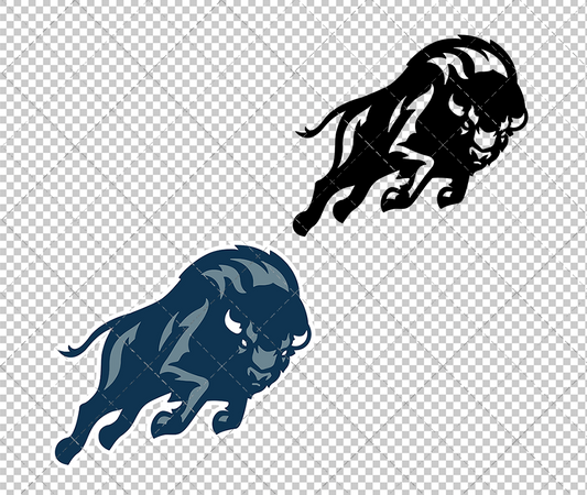 Howard Bison Secondary 2015 002, Svg, Dxf, Eps, Png - SvgShopArt