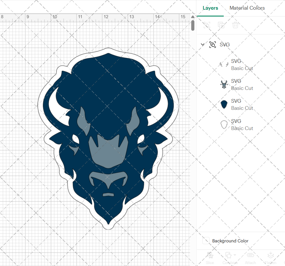 Howard Bison Secondary 2015, Svg, Dxf, Eps, Png - SvgShopArt