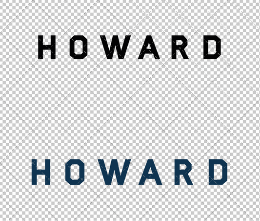 Howard Bison Wordmark 2015 006, Svg, Dxf, Eps, Png - SvgShopArt